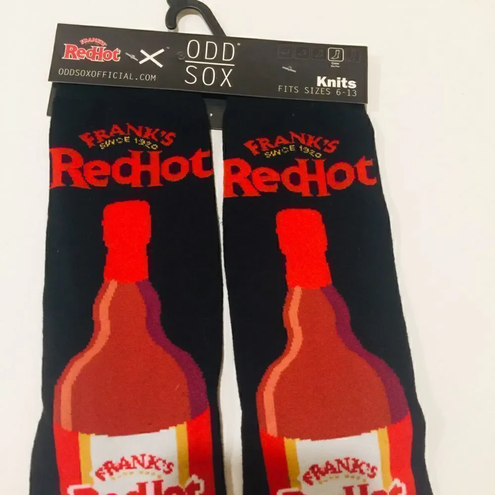 Frank’s Red Hot Sauce x Odd Sox Graphic Socks New